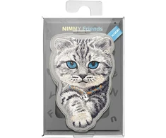 NIMMY magnetic hanger DENIM FASHION BRITISH SHORTHAIR CAT pilkas