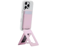 Dėklas Magnetyczny portfel i stojak na telefon Moft Movas Tripod MagSafe rožinė