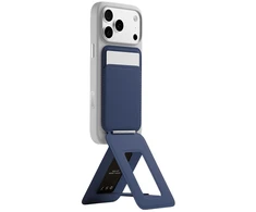 Dėklas Magnetyczny portfel i stojak na telefon Moft Movas Snap Tripod MagSafe tamsiai mėlyna