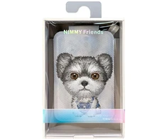 Dėklas Magnetinis piniginės formos telefono stovas „Nimmy New Big-Eye Cute Pets 2.0“ šunų kamuoliukas