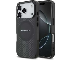 Mercedes Dėklas AMG Double Layer skaidrus Graphics MagSafe skirtas Apple iPhone 17 Pro juodos spalvos