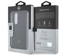 Mercedes MEHCZFD5ARMBK Z Fold 5 F946 juodos spalvos kietas dėklas Leather Urban