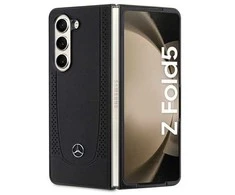 Mercedes MEHCZFD5ARMBK Z Fold 5 F946 juodos spalvos kietas dėklas Leather Urban