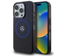 Mercedes MEHMP16X23HBIKV Apple iPhone 16 Pro Max 6.9" dėklas telefonui juodos spalvos MB Double Layer BiColor MagSafe