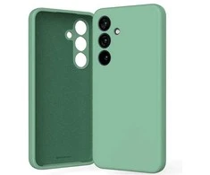 Dėklas Mercury Silikoninis dėklas Samsung S921 S24 tamsiai žalias
