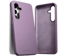 Mercury Silikoninis Samsung Galaxy S24 S921 dėklas telefonui violetinės spalvos