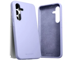 Mercury Silikoninis Samsung Galaxy S24 S921 dėklas telefonui levandų spalvos