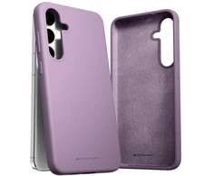 Mercury Silikoninis Samsung Galaxy S24 Plus S926 dėklas telefonui violetinės spalvos