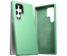 Mercury Silikoninis Samsung Galaxy S24 Ultra S928 dėklas telefonui žalios spalvos