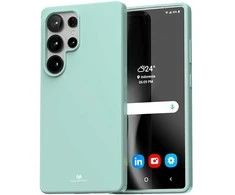 Dėklas „Mercury Soft“ „Samsung Galaxy S25 Ultra S938“ mėtų spalvos