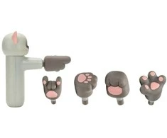 Mini pistolet do masażu 4smarts ACECOOL Cat šviesiai pilkas