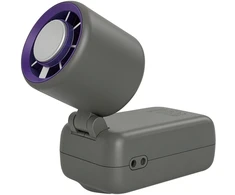 „Verbatim Cool `n` Go Ice Touch“ mini ventiliatorius, violetinė, pilka, 32347