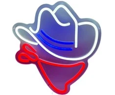 Lubinis šviestuvas Neon Beline Light Cowboy