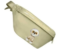 Nimmy krepšys ant rėmo haki spalvos Crossbody Glasses Cool Dog
