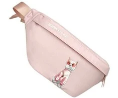 Nimmy Nerka na ramię rožinės spalvos Crossbody Glasses Cool Cat