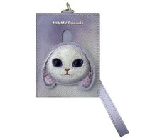 Nimmy kortelių dėklas violetinės spalvos Big Eyed Pet 2.0 Rabbit