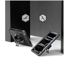 „4smarts Rugged Case Grip“, skirta 11 colių „iPad Pro“ (M4, 2024 m.)