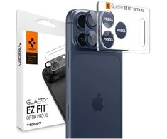 Spigen Optik Pro XL Camera Lens Glass for iPhone 17 Pro Max - Navy Mėlyna