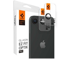 Camera cover Spigen Optik Pro Glas.TR „EZ FIT” Camera Protector 2pcs for Apple iPhone 16e juodas