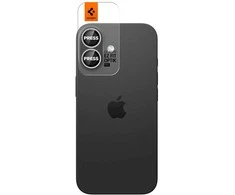 Spigen Optik Pro GLAS.TR ”EZ FIT” Camera Cover 2-pack for iPhone 16 / 16 Plus / 17 - Sidabrinis