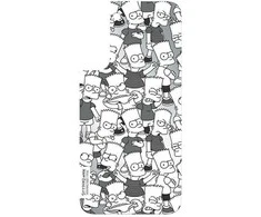 Dėklas Panel Samsung GP-TOU021HOUJW do etuiFrame Cover do Galaxy S22 Simpsons balta/baltas