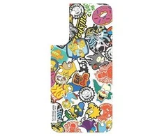 „Samsung GP-TOU021HOYYW“ dėklas „EtuiFrame“, skirtas „Galaxy S22“: „Simpsonų veidai“ (baltas)