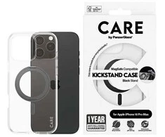 Panzer Glass CARE by PanzerGlass Feature Kickstand Case Apple iPhone 16 Pro Max 6.9" dėklas telefonui juodos spalvos/dėklas telefonui juodos spalvos MagSafe 1324