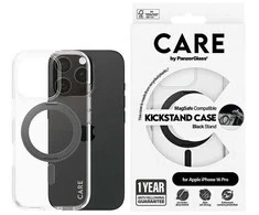Panzer Glass CARE by PanzerGlass Feature su stoveliu Apple iPhone 16 Pro 6.3" dėklas telefonui juodos spalvos/dėklas telefonui juodos spalvos MagSafe 1322