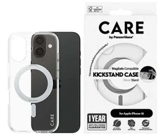 Panzer Glass CARE by PanzerGlass Feature Kickstand Apple iPhone 16 6.1" sidabrinis/sidabrinis MagSafe 1325