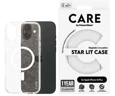 Panzer Glass CARE by PanzerGlass Flagship Star Lit Apple iPhone 16 Plus 6.7" dėklas telefonui baltos spalvos MagSafe 1343