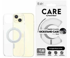 Panzer Glass CARE by PanzerGlass Kickstand MagSafe Apple iPhone 15 Pro Max - dėklas telefonui sidabro spalvos