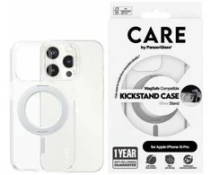 Panzer Glass Care by PanzerGlass Kickstand MagSafe Apple iPhone 15 Pro - dėklas telefonui sidabro spalvos