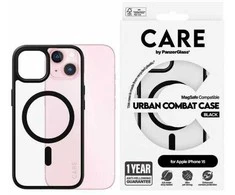 „Panzer Glass CARE by PanzerGlass Urban Combat“ dėklas „MagSafe“, skirtas „iPhone 15“ – Juodas