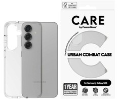 Panzer Glass CARE by PanzerGlass Flagship Case Urban Combat w. Skaidrus rėmelis Samsung Galaxy S25, skaidrus