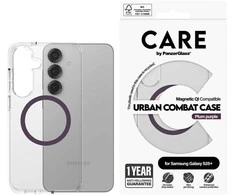 Panzer Glass CARE by PanzerGlass Flagship Urban Combat dėklas telefonui violetinės spalvos QI Samsung Galaxy S25 Plus - dėklas telefonui skaidrus