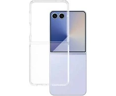 „Panzer Glass CARE by PanzerGlass“ kietas, geltonos spalvos dėklas, skirtas „Galaxy Flip7“, permatomas
