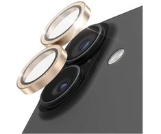 Panzer Glass Grūdintas stiklas na objektyvas PanzerGlass Hoops Glitter do iPhone 17 / 16 / 16 Plus auksinė