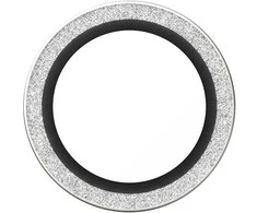Panzer Glass Grūdintas stiklas na objektyvas PanzerGlass Hoops Glitter do iPhone Air sidabrinė