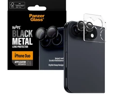Panzer Glass Grūdintas stiklas na objektyvas PanzerGlass Hoops Lens Protector do iPhone Duo juoda