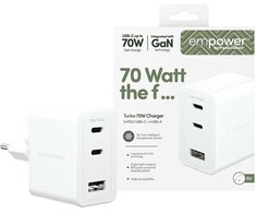 Panzer Glass Įkroviklis PanzerGlass empower Turbo jungiama į tinklą 1x USB-A 2x USB-C (EM31479)