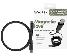 Panzer Glass Kabelis USB PanzerGlass USB-C - USB-C 1.5 m Juodas (EM68208)