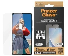 „Panzer Glass“ „Samsung Galaxy A35 5G“ itin plataus diagonalo „EasyAligner“ dėklas, pagamintas „PanzerGlass“