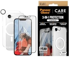 Panzer Glass Apsauginis rinkinys CARE by PanzerGlass Flagship 3in1 Dėklas+stiklas+kameros apsauga skirtas Apple iPhone 16e