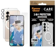 Panzer Glass Apsauginis rinkinys CARE by PanzerGlass Flagship 3in1 Dėklas+Ekrano apsauga+Kameros apsauga Samsung Galaxy S25 Plus
