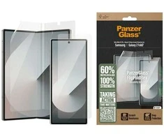 Panzer Glass Apsauginis rinkinys „PanzerGlass FlipFoldFlex 2-in-1 Classic Fit Glass“ + itin plataus tvirtinimo TPU plėvelė, skirta „Samsu“