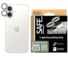 Panzer Glass SAFE iš PanzerGlass Apple iPhone 16 6.1" / 16 plius 6,7" Lens Protector sidabrinis/glitter sidabrinis SAFE95892