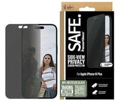 Panzer Glass PanzerGlass SAFE Privatumo ekrano apsauga Apple iPhone 16 Plus, itin platus (skaidrus)