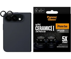 Panzer Glass Keraminis stiklas fotoobjektyvui PanzerGlass Hoops Ceramic Camera Lens Protector iPhone Duo
