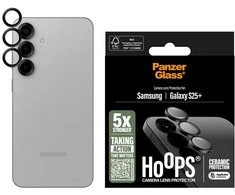 Panzer Glass Keraminis stiklas lęšiams PanzerGlass Hoops Objektyvo apsauga Samsung Galaxy S25 Plus keramika