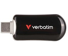 Pendrive Verbatim Plectra 128GB USB-C juodos spalvos 30225